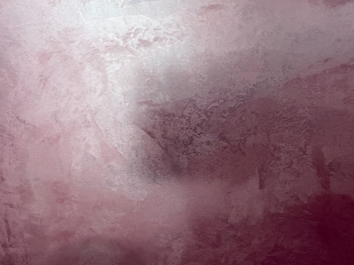 Original pink and mauve decorative plaster finish sample by Crystal