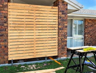 Real Crystal’s Little Jobs project: Privacy screens